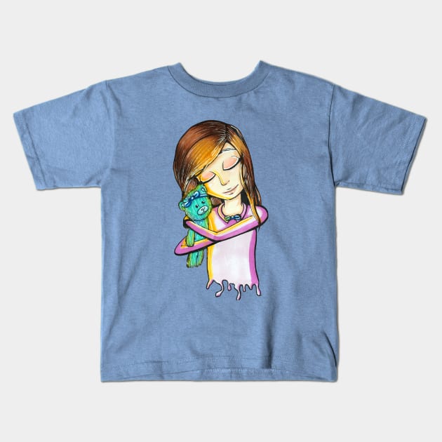 Best Friends (AQB) Kids T-Shirt by MB's Workshop